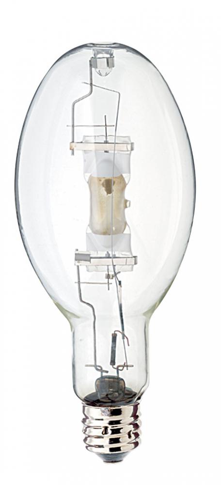 400 Watt; Metal Halide HID; Mogul extended base; ED37; Clear; 65 CRI; 4000K; Shatter Proof