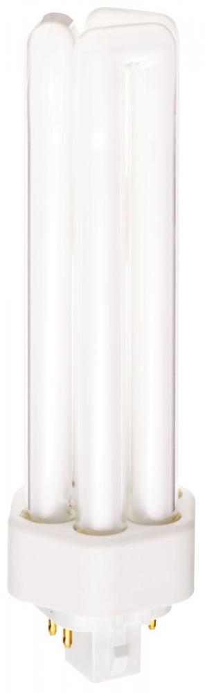 42 Watt; pin-based Compact Fluorescent; 4100K; 82 CRI; GX24q-4 (4-Pin) base; Shatter Proof