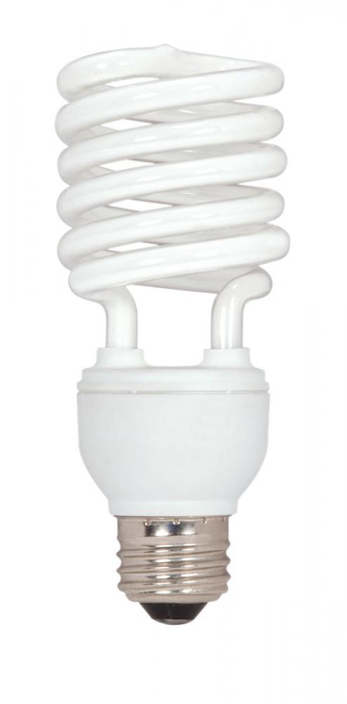 26 Watt; Mini Spiral Compact Fluorescent; 5000K; 82 CRI; Medium base; 120 Volt; Shatter Proof