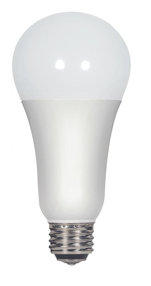 Discontinued - 3 Watt/11 Watt/16 Watt; A21 LED; 3-way; Frosted; 3000K; Medium Double Contact base;