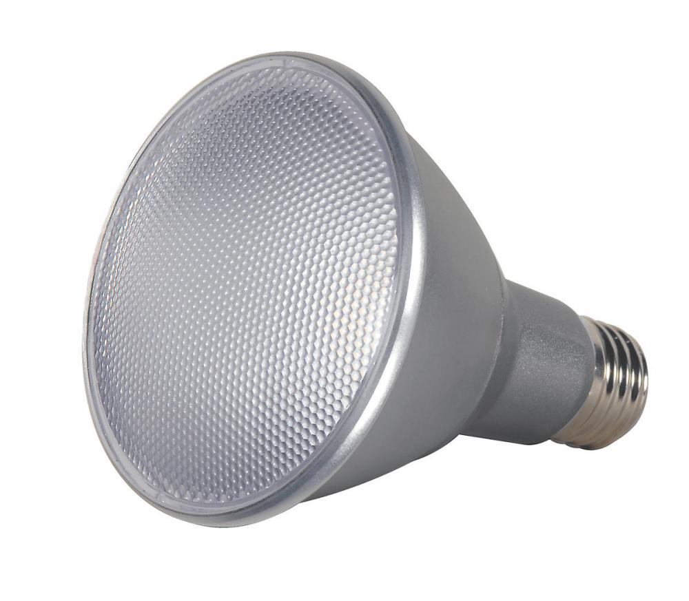 13 Watt PAR30 Long Neck LED; 3500K; 40 deg. Beam Angle; Medium base; 120 Volt; Shatter Proof