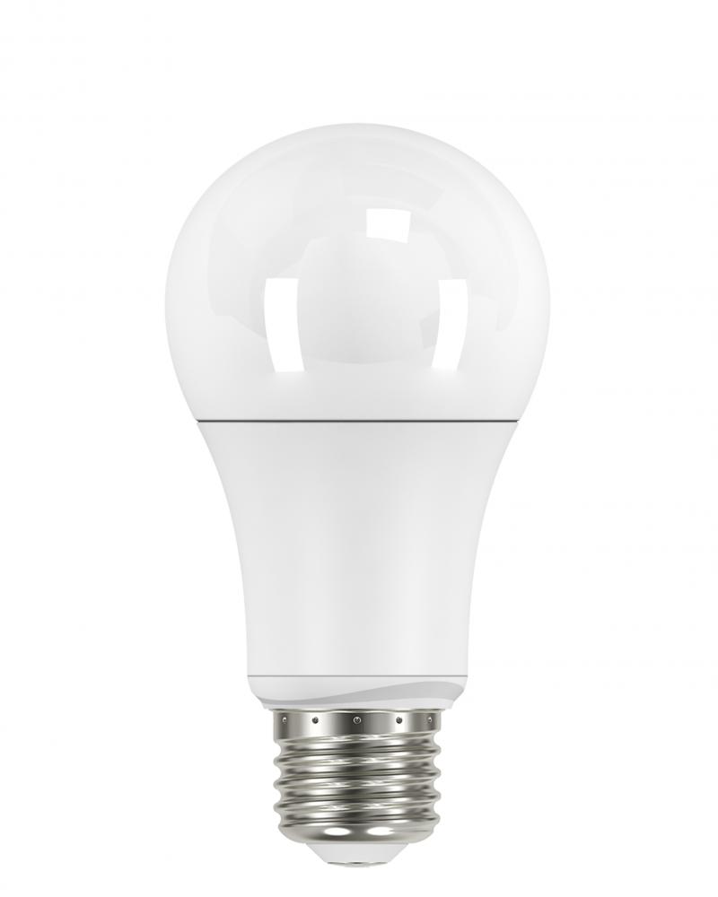 11 watt; A19 LED; 2700K; Medium base; 240' beam spread; 120 volts; 4-pack