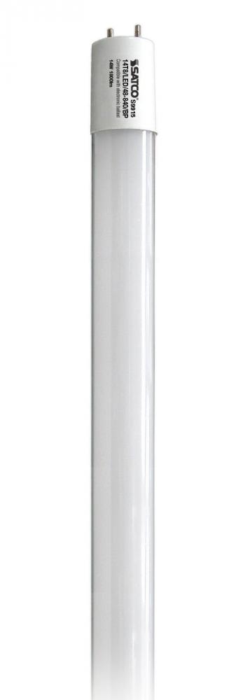 14 Watt T8 LED; Medium bi-pin base; 4000K; 50000 Average rated hours; 1800 Lumens; Shatter Proof