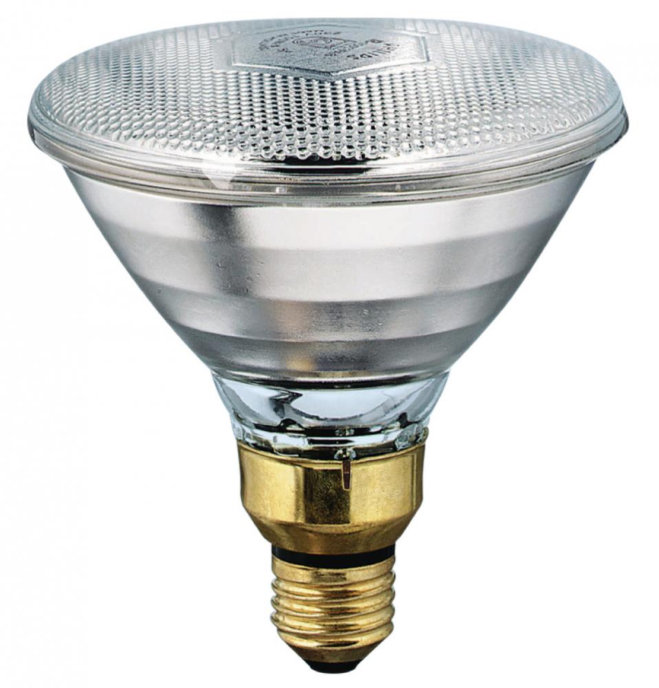 100 Watt BR38 Incandescent; Clear Heat; 5000 Average rated hours; Medium Skirted base; 120 Volt;