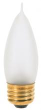 Satco Products Inc. S3269/TF - 60 Watt CA10 Incandescent; Frost; 1500 Average rated hours; 640 Lumens; Medium base; 120 Volt;