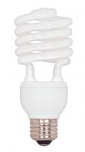 Satco Products Inc. S7227/TF - 23 Watt; Mini Spiral Compact Fluorescent; 2700K; 82 CRI; Medium base; 120 Volt; Shatter Proof