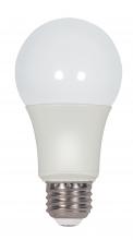 Satco Products Inc. S9375 - 9 Watt; A19 LED; Frosted; 2700K; Medium base; 300 deg. Beam Angle; 120 Volt; 2-Pack