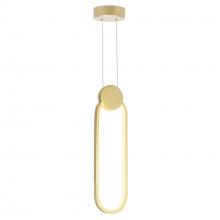 CWI Lighting 1297P4-1-602 - Pulley 4 in LED Satin Gold Mini Pendant