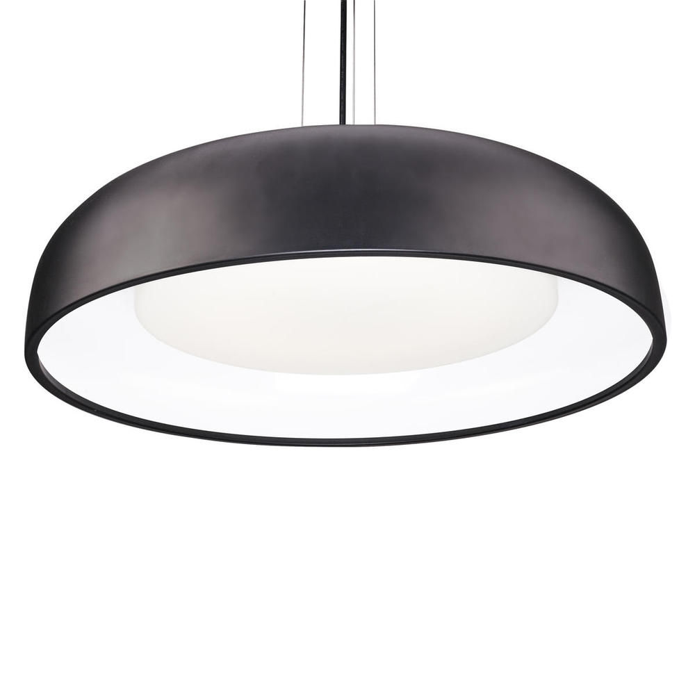 Beacon 24-in Black LED Pendant