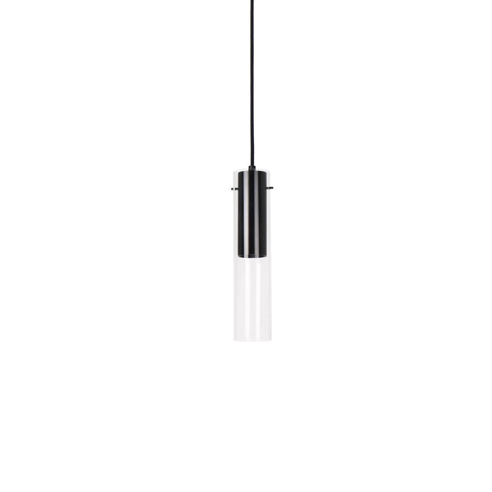 Lena 3-in Black LED Pendant