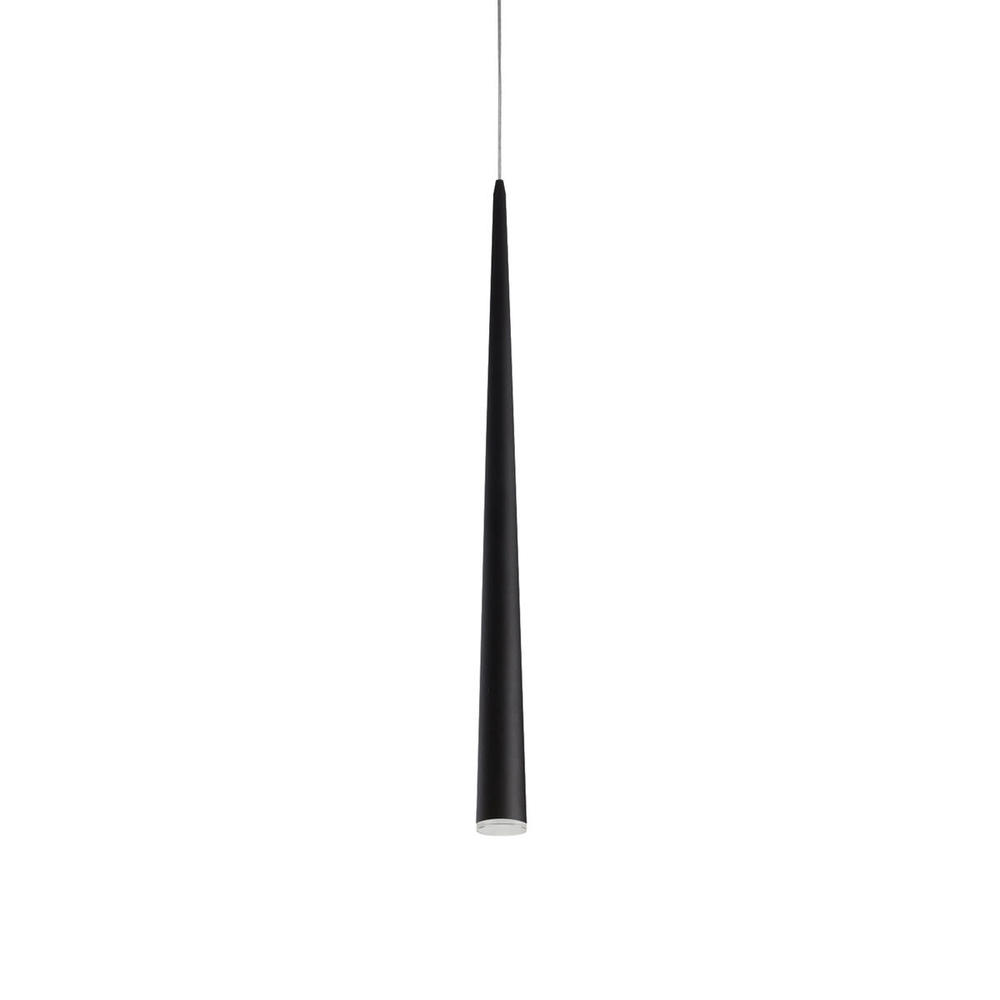 Mina 36-in Black LED Pendant