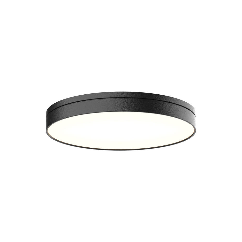 Novel 5-in Black LED Flush Mount