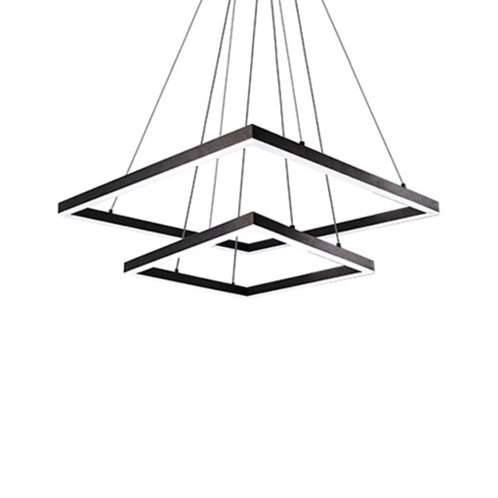 Piazza - Multi-Pendant with Powder Coated Extruded Aluminum