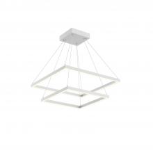 Kuzco Lighting Inc CH88224-WH - Piazza 24-in White LED Chandeliers