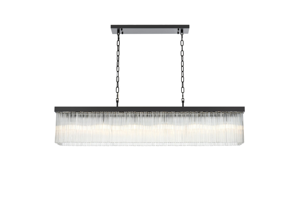 Pendant L49"8"H9"L6 Black