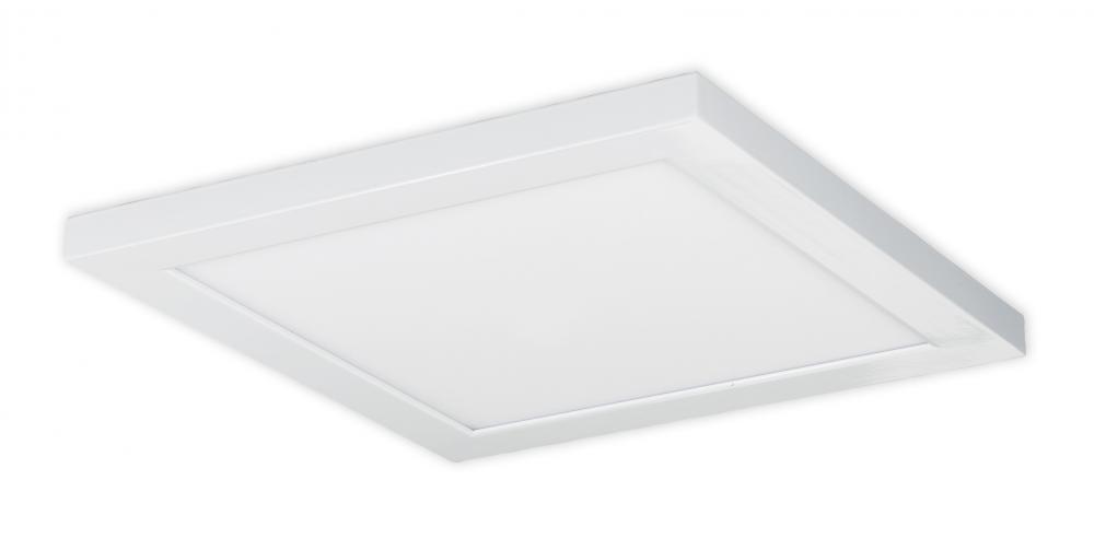 Blink Plus - 18W- 12x 12Surface Mount LED - 4000K - White Finish - 120-277V