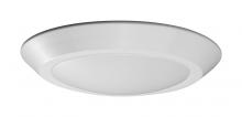 Nuvo 62/1361R1 - 7 in.; LED Flush Mount Fixture; Disk Light; White Finish; 5000K; 90 CRI